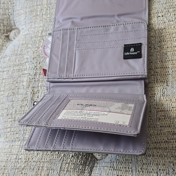 MUNDI BRAND WOMEN'S GRAY WALLET WITH RFID PROTECTION - Picture 14 of 16
